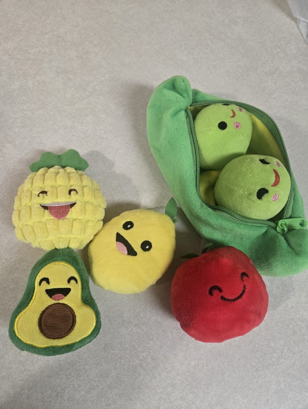 Kawaii Fruit Small Plushies with Jingle sounds